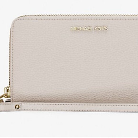 Michael Kors Light Beige Wristlet - Picture 2 of 8